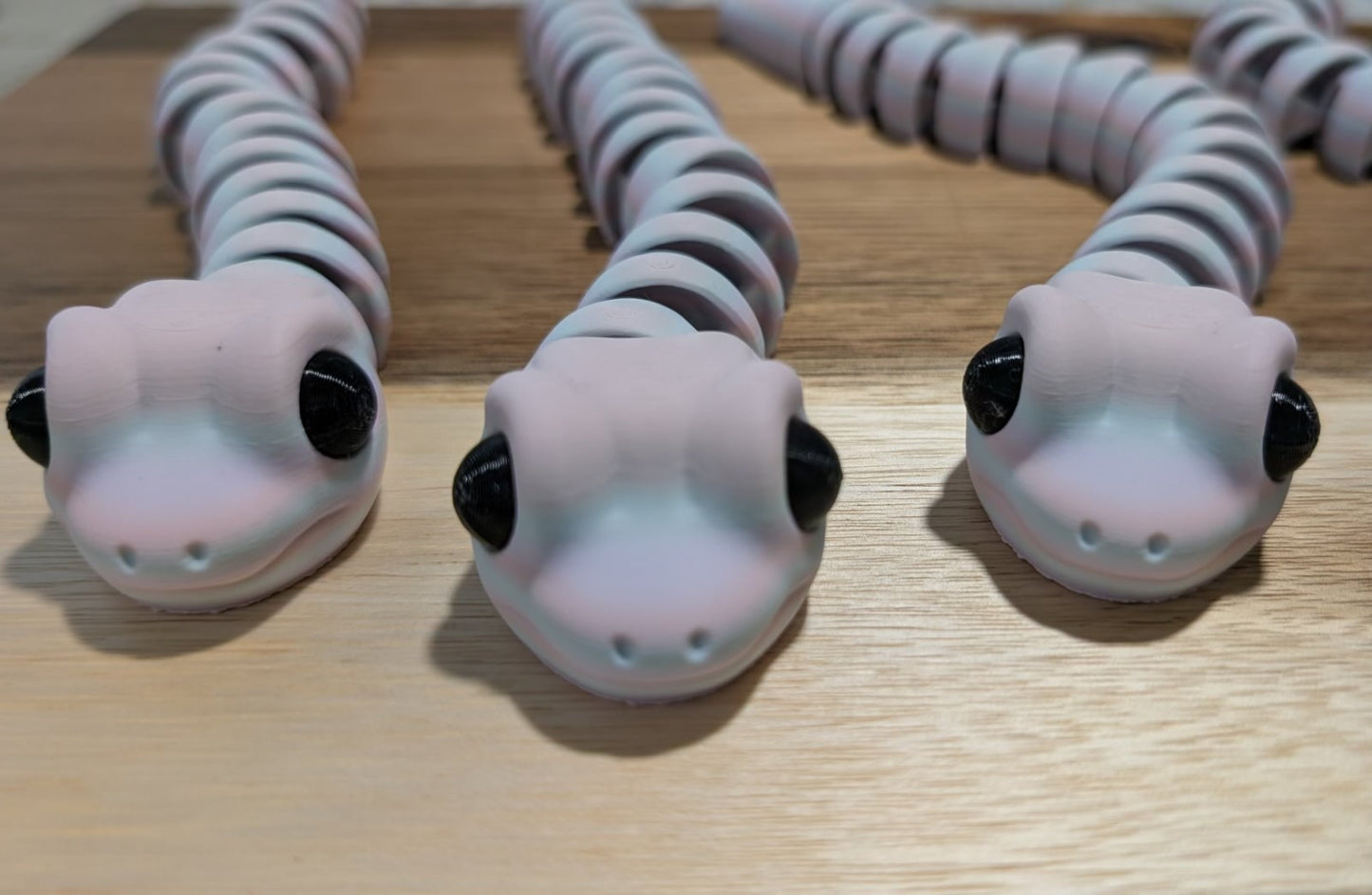 The Pastel Matte Articulated Flexi Snake 10 inches🐍✨