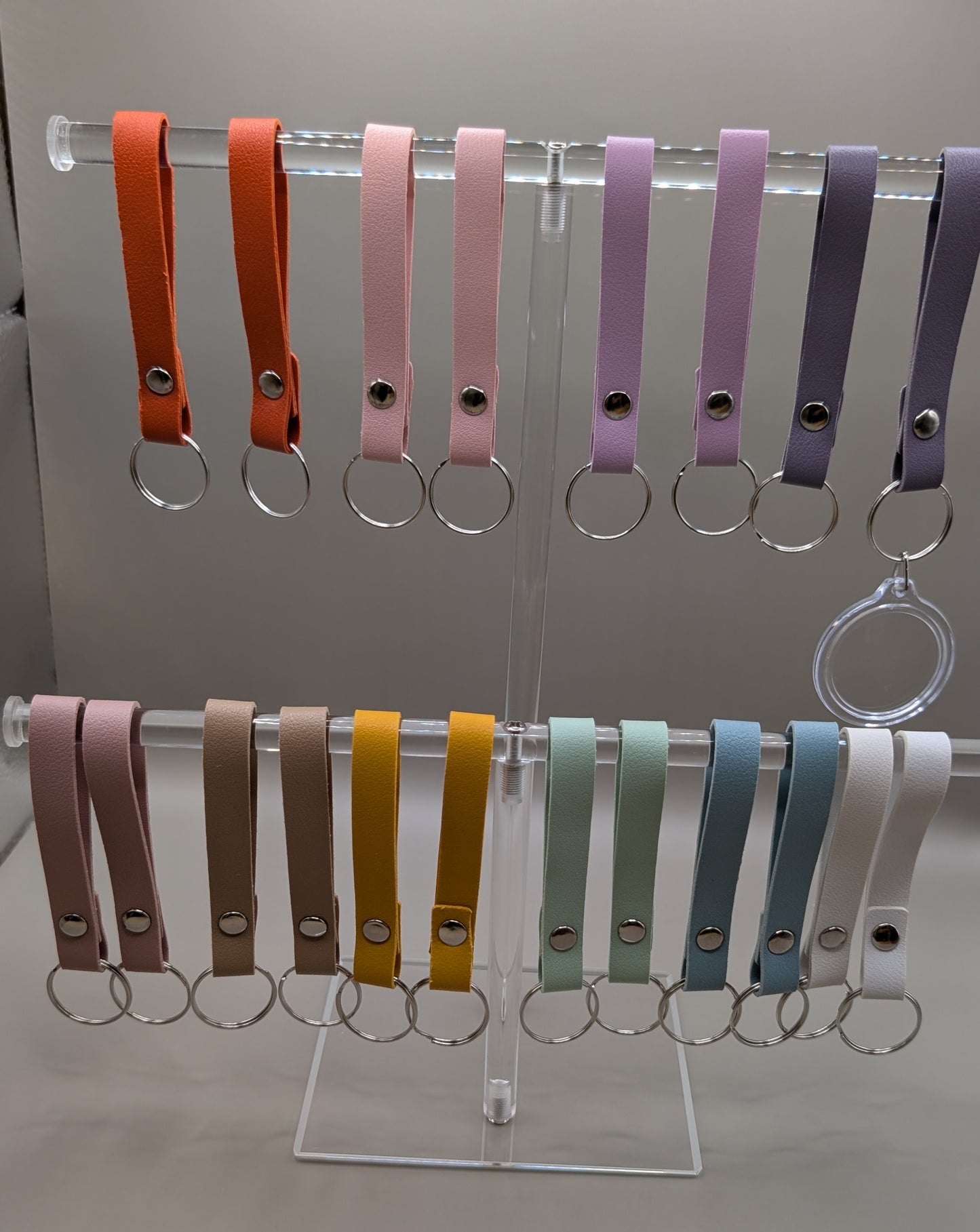 Double Sided Photo Keychain