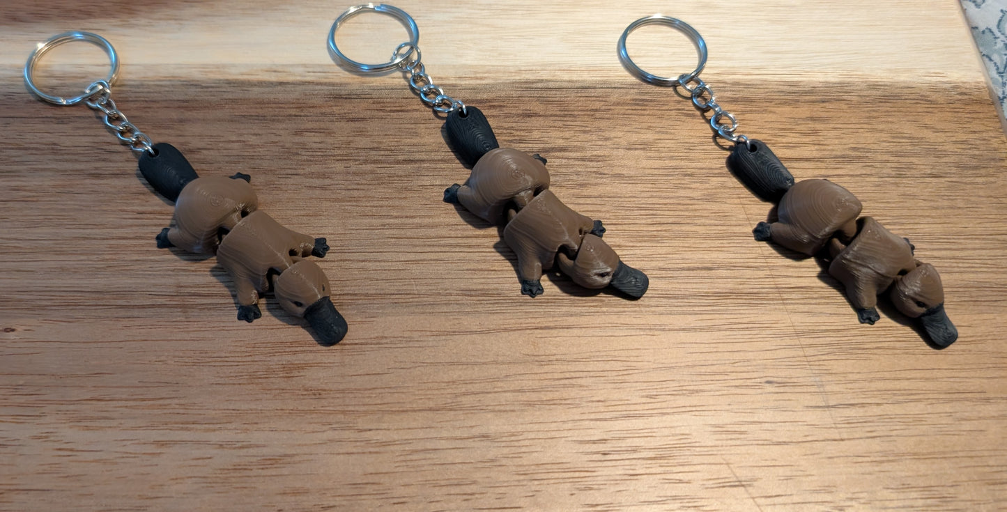 3D Printed Platypus Keychain