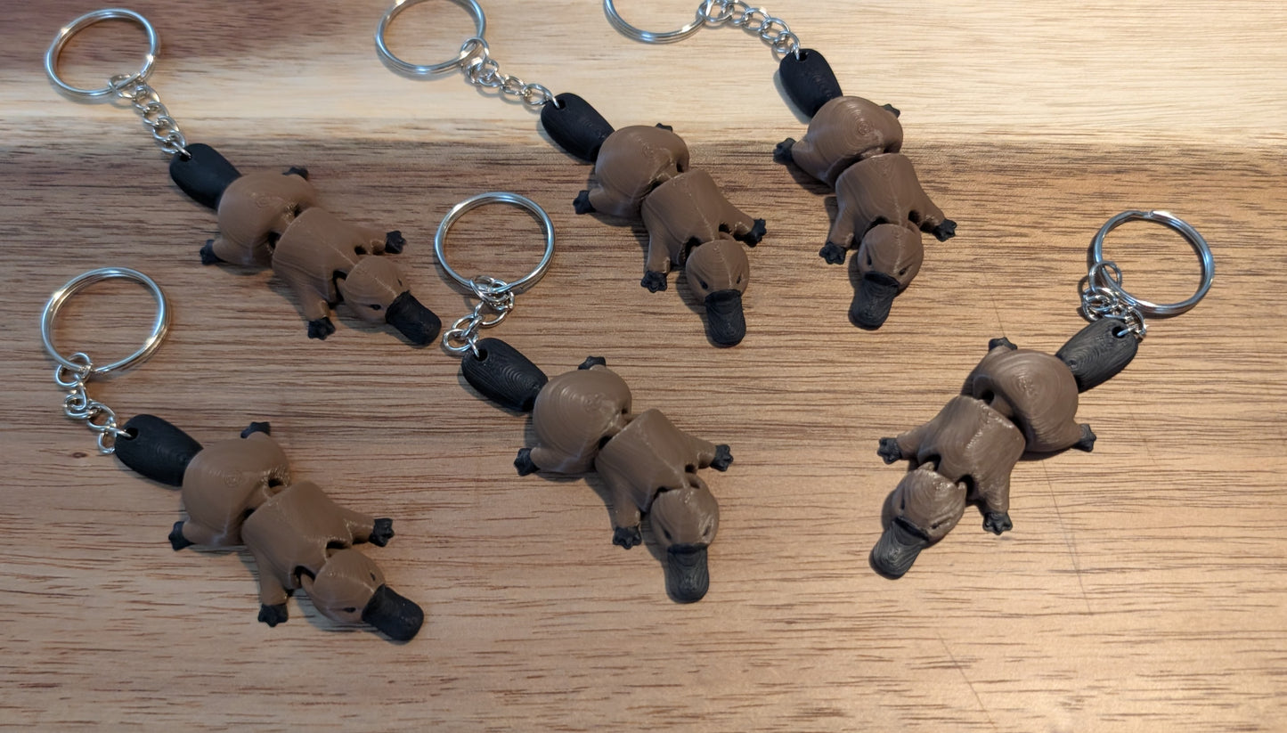 3D Printed Platypus Keychain
