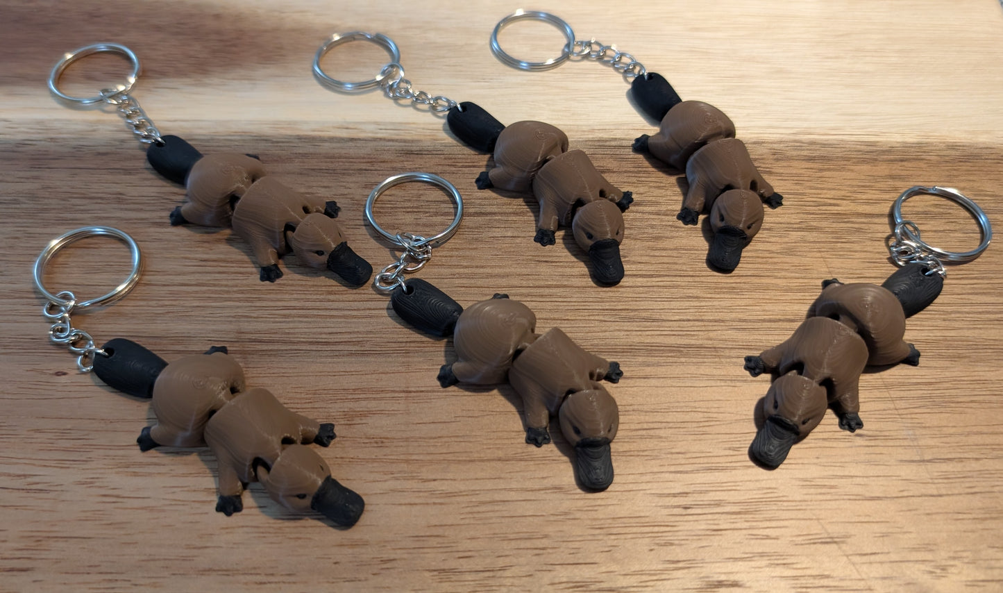 3D Printed Platypus Keychain