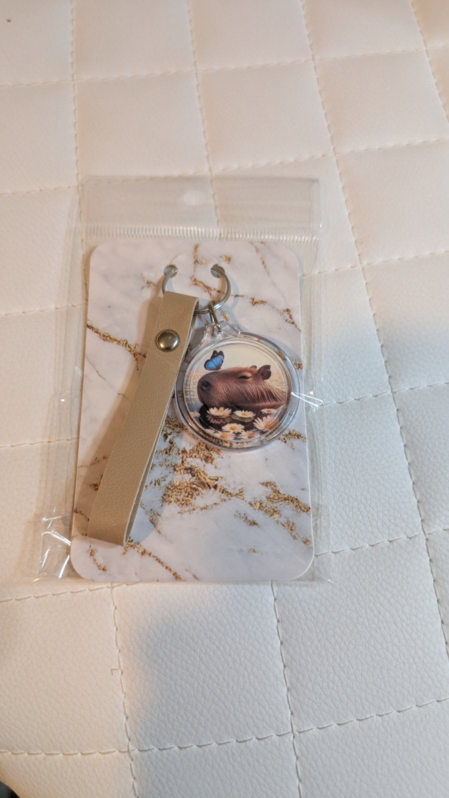 Double Sided Photo Keychain