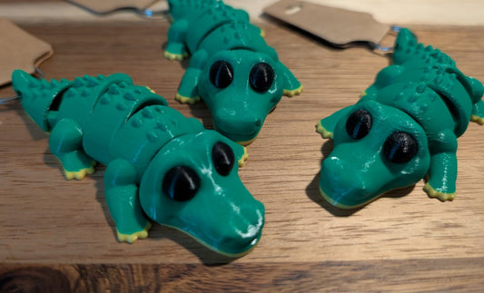 The Articulated Flexi Alligator Keychain 🐊