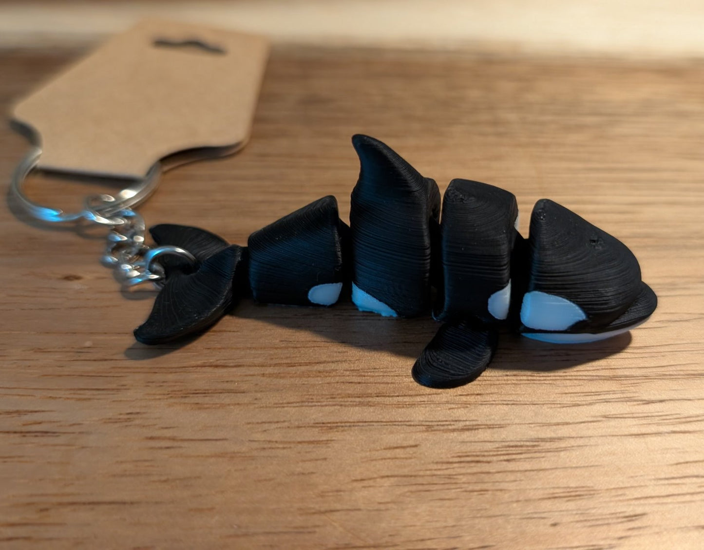 The Articulated Flexi Orca Killer Whale Keychain 🐋