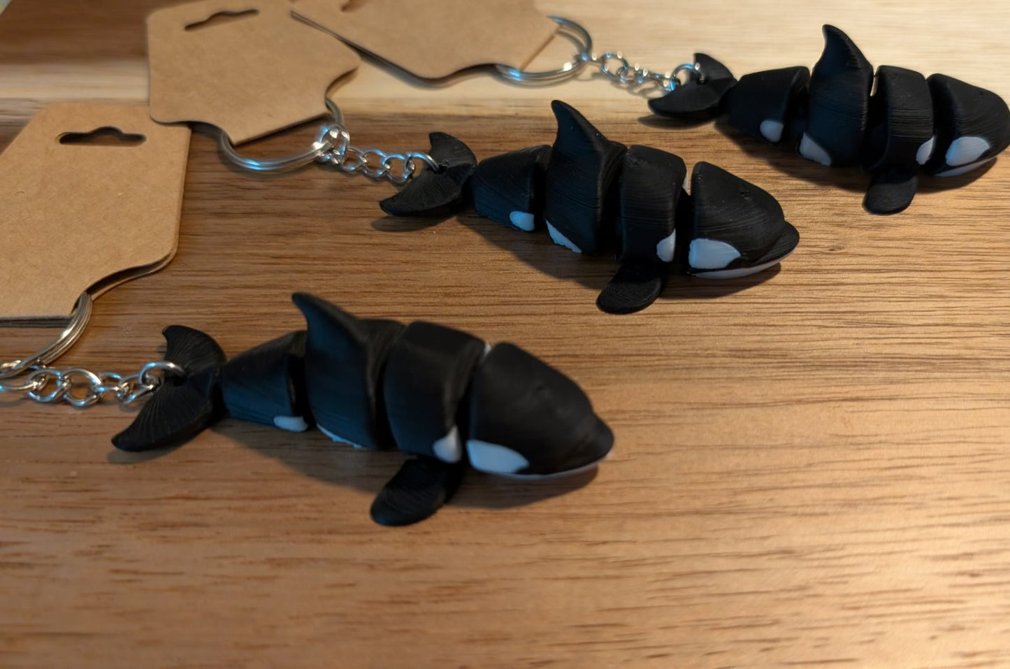 The Articulated Flexi Orca Killer Whale Keychain 🐋