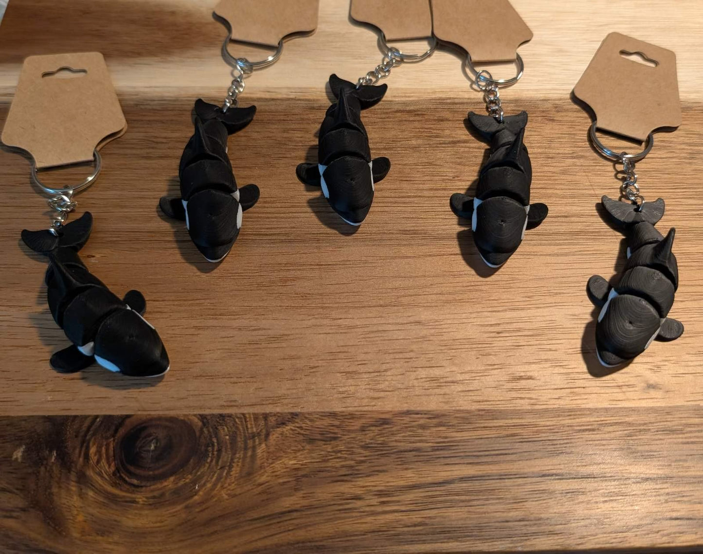 The Articulated Flexi Orca Killer Whale Keychain 🐋