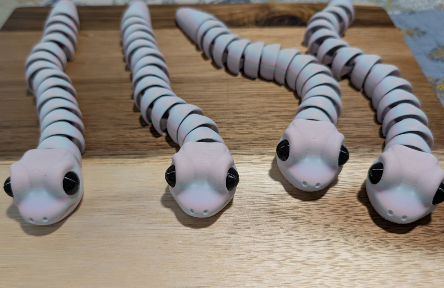 The Pastel Matte Articulated Flexi Snake 10 inches🐍✨