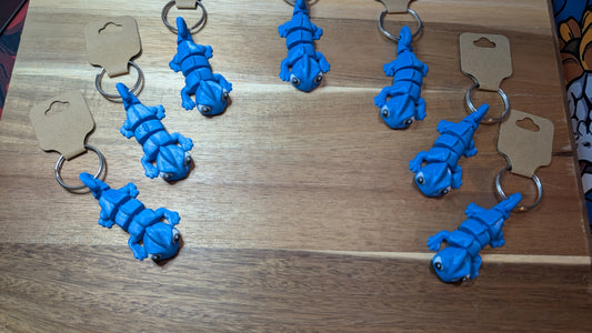 3D Printed Articulated Chameleon Keychain