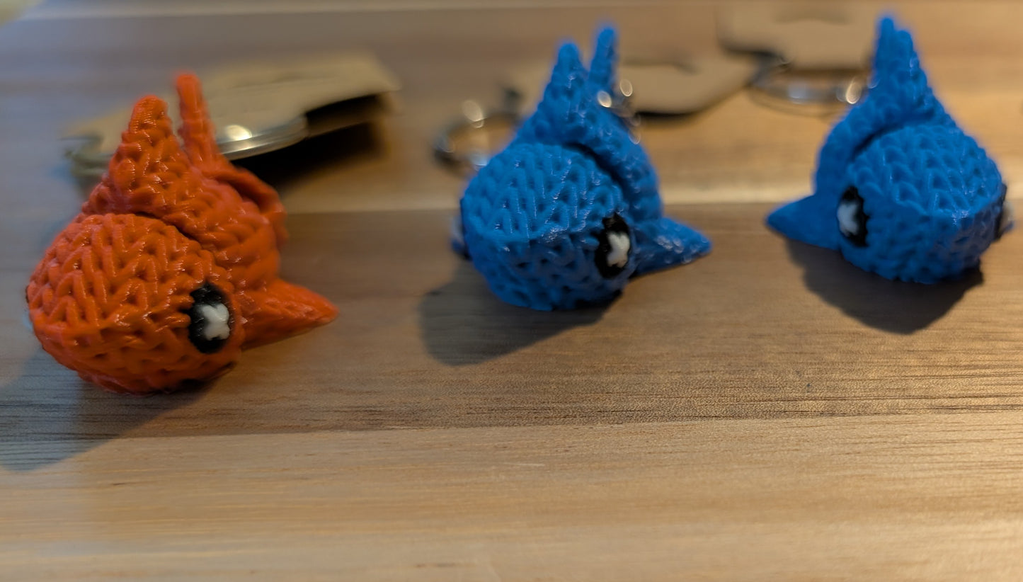 Knitted 3D Printed Shark