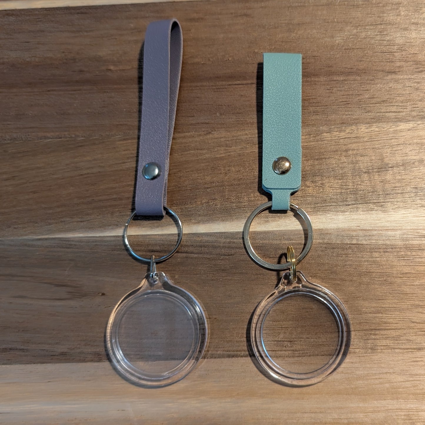 Double Sided Photo Keychain