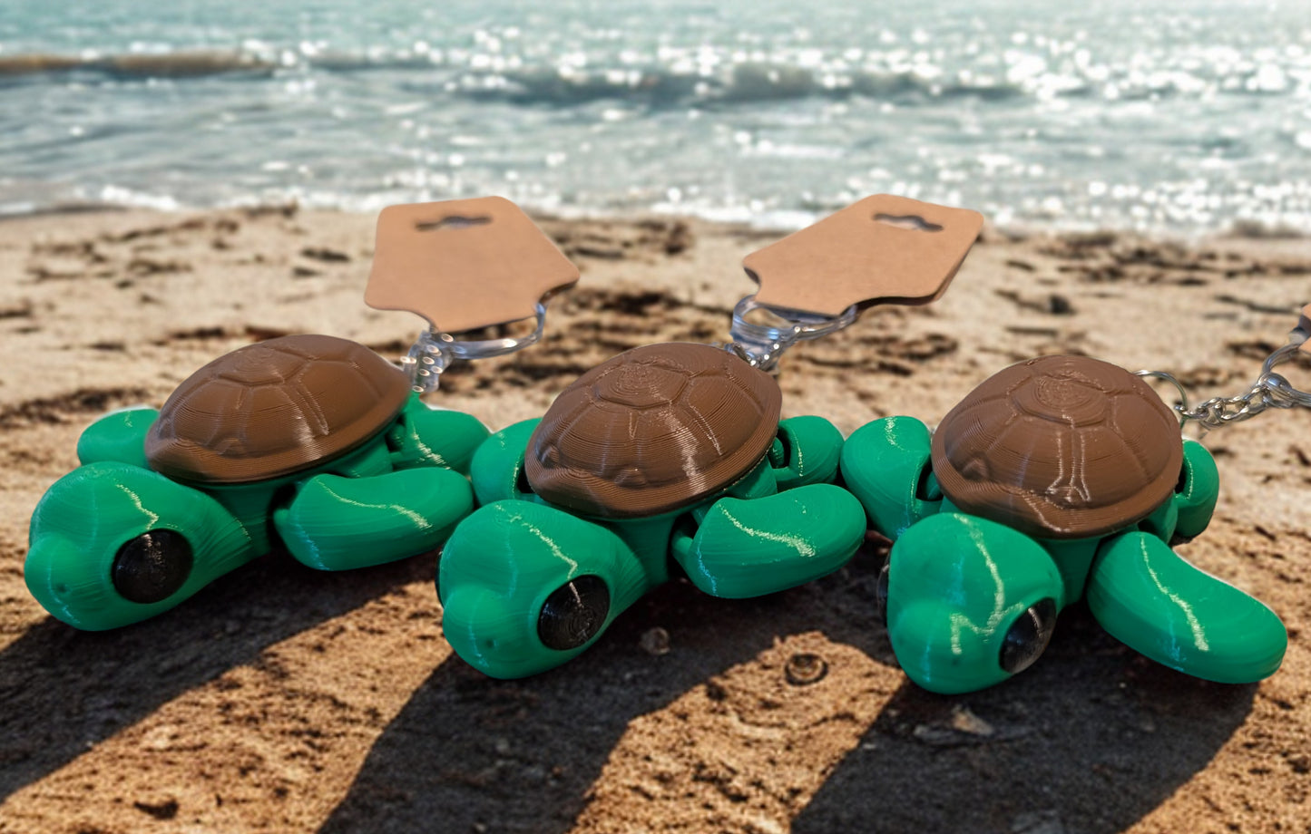 Sea Turtle Articulated Keychain